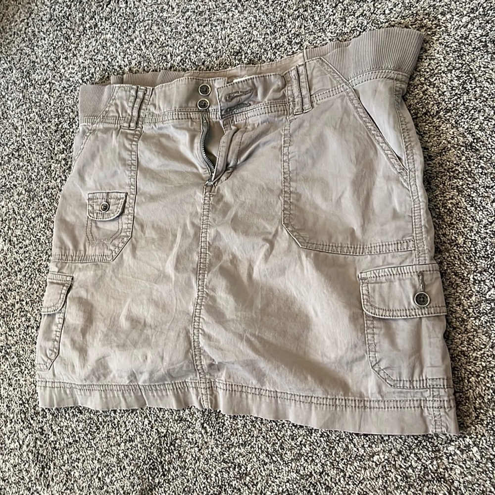 Y2k mini cargo skirt